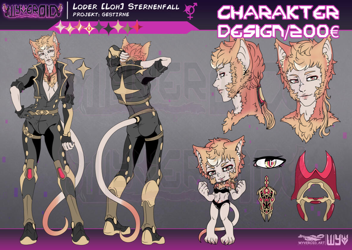 Charakterdesign Commission - ab 200€ Charakterdesign Commission - ab 200€