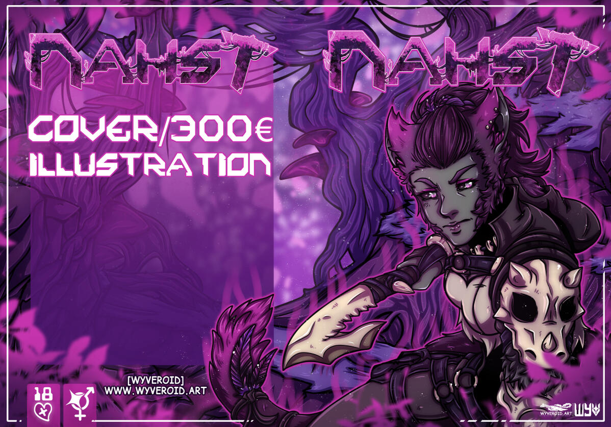 Cover Illustration Manga/Comic/Buch - ab 300€ Cover Illustration Manga/Comic/Buch - ab 300€