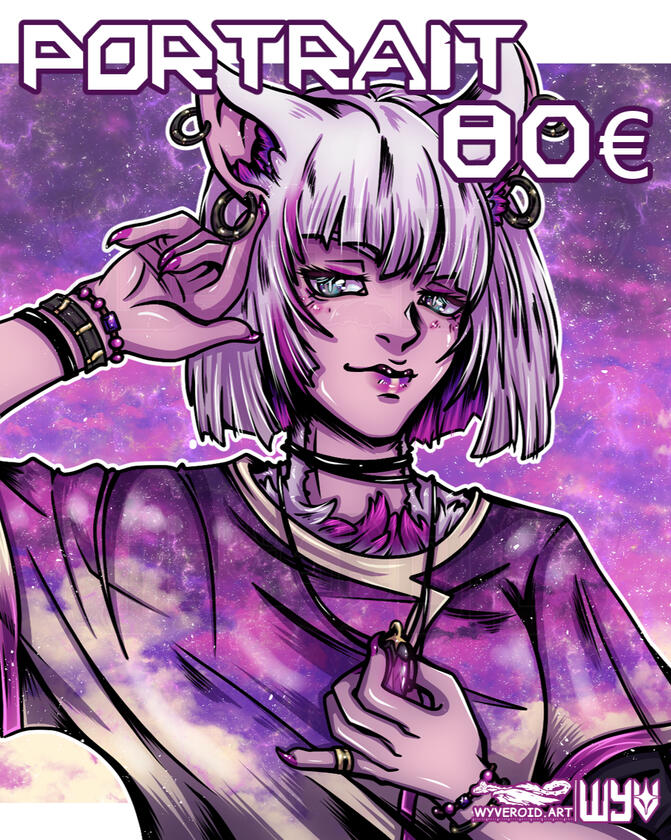 Halbkörper Portrait Commission - ab 80€ Halbkörper Portrait Commission - ab 80€