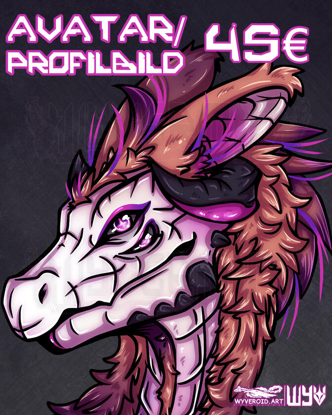 Wyveroid: WyvVerse Avatar zeichnung 45€ Commission Wyveroid: WyvVerse Avatar zeichnung 45€ Commission