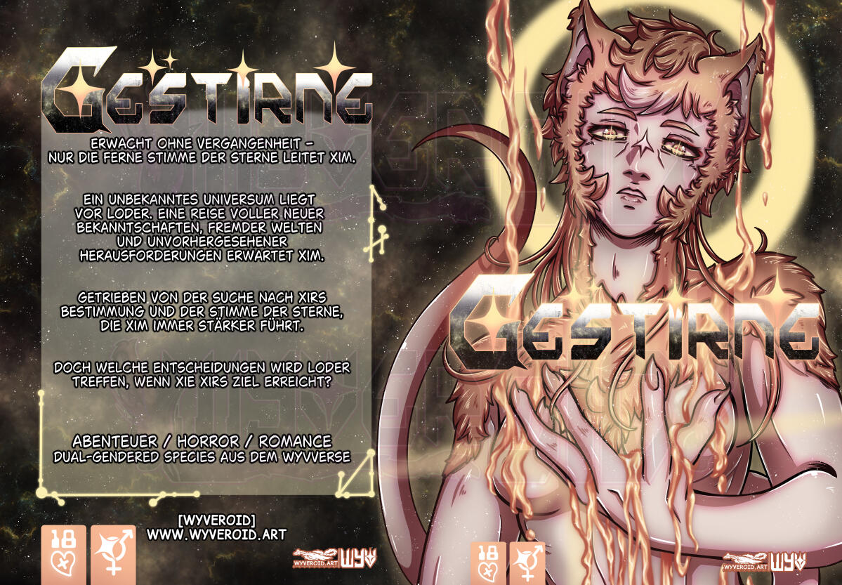GESTIRNE: Cover Illustration - Englische Version GESTIRNE: Cover Illustration - Englische Version